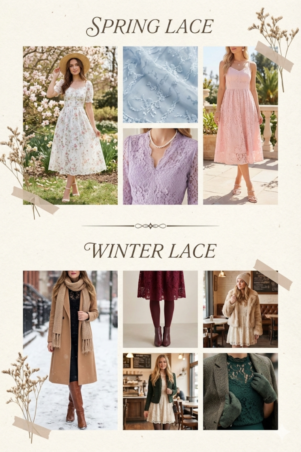 lace outfit ideas for spring 2026