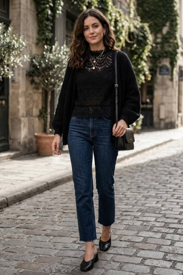 dark feminine spring outfit ideas 2026