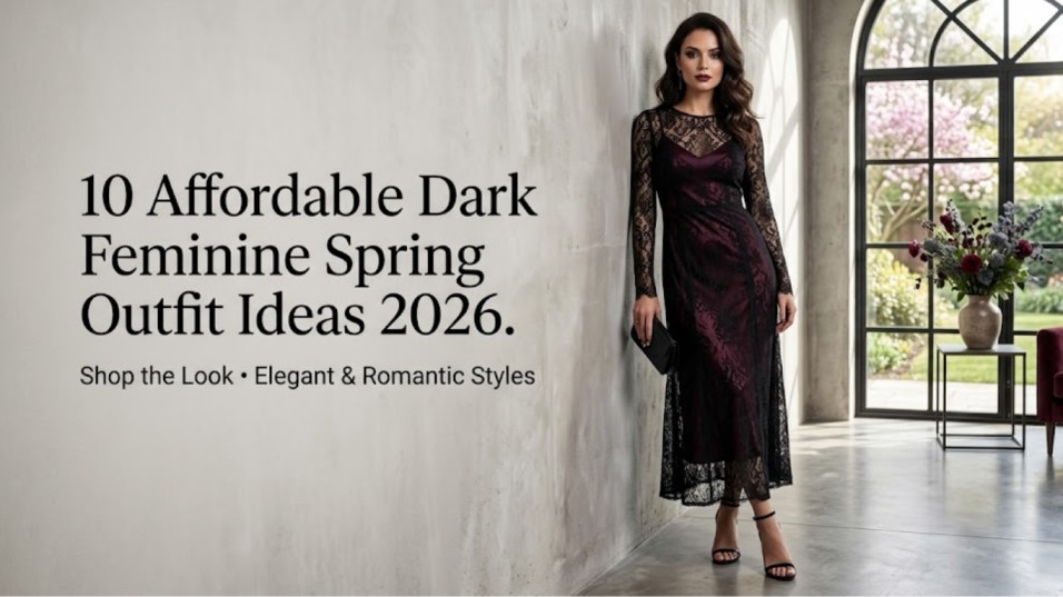 dark feminine spring outfit ideas 2026